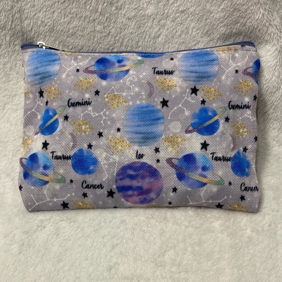 Zodiac Astrology Makeup Bag Wallet - Picture 1 of 9
